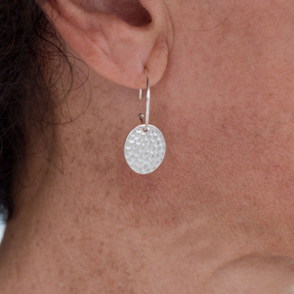 Sterling Silver Circle earrings 